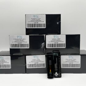 Boutiq disposable vape pen with sleek design, premium cannabis branding, and stylish packaging