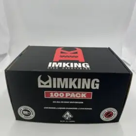 IMKING 1g Disposable vape pen with sleek design and premium cannabis oil.