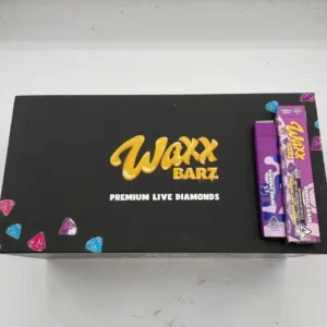 Waxx Barz 1G Disposable vape with sleek design and vibrant packaging.