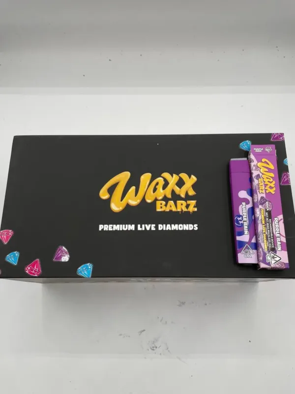 Waxx Barz 1G Disposable vape with sleek design and vibrant packaging.