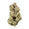 Close-up of Gorilla Glue #4 cannabis buds with dense trichomes and earthy green tones